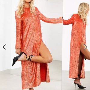 ASOS Full Sequin Maxi Dress